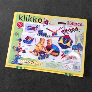 Klikko KK-350 STEM Construction Set 335/350 Pcs w Case Manual Clean Learning Toy